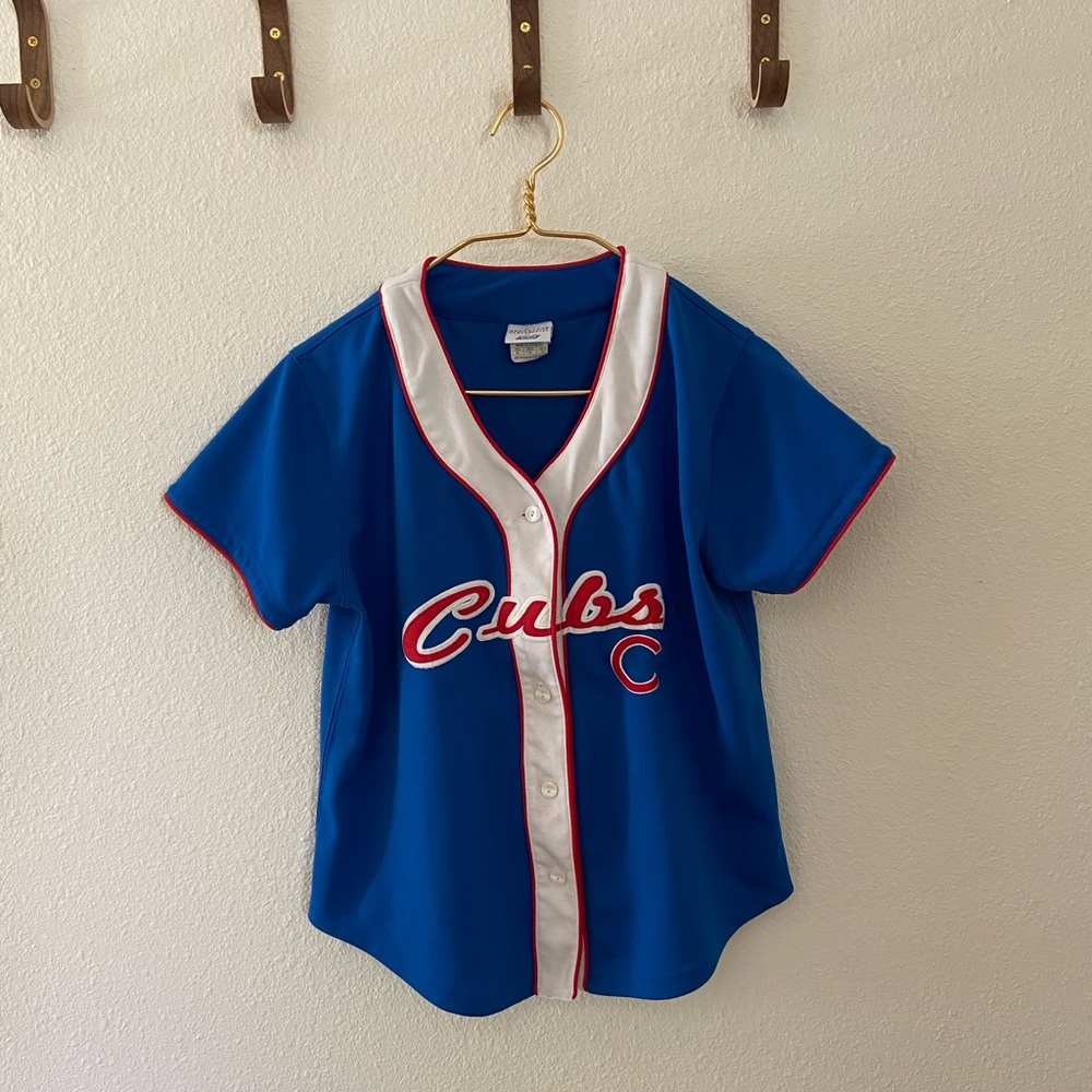 Vintage Chicago Cubs Button Short Sleeve Shirt